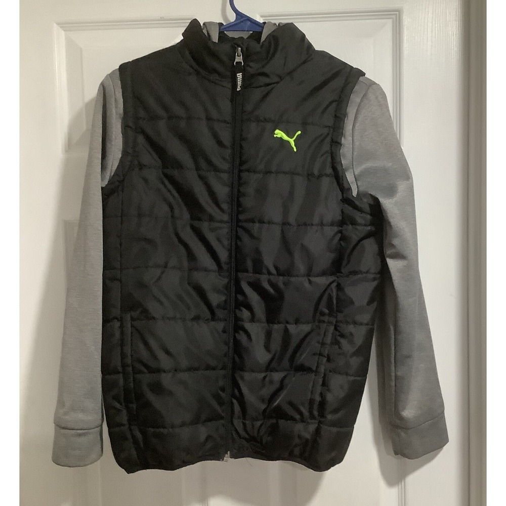 Boys' Hooded Jacket By Puma, Size Large (14-16)